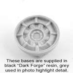 Picture of &quot;Forge Ruins&quot; 25mm Round Gaming Bases (10)