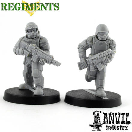 Picture of Regiments Custom Combat Squad  (5 Male Figures)