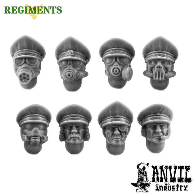 Picture of Trench Officer Heads - Male (8)
