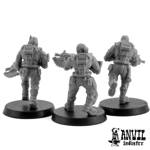 Picture of Slim Build / Female Exo-Lord Coalition Marine Rifle Squad - Dynamic Posing (3)