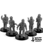 Picture of Military Zombies - Male (5 miniatures)