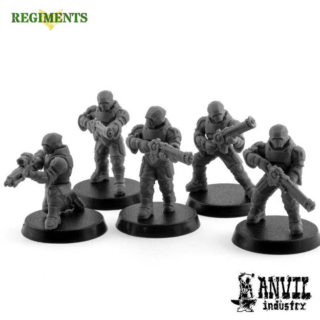 Picture of Desert House Combat Squad - Male (5 miniatures)