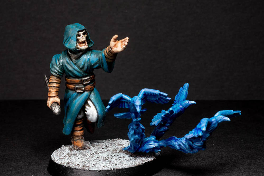 Frostgrave Robed Cultist Apprentice Painted