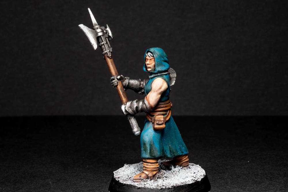 Frostgrave Robed Cultist Infantryman Painted